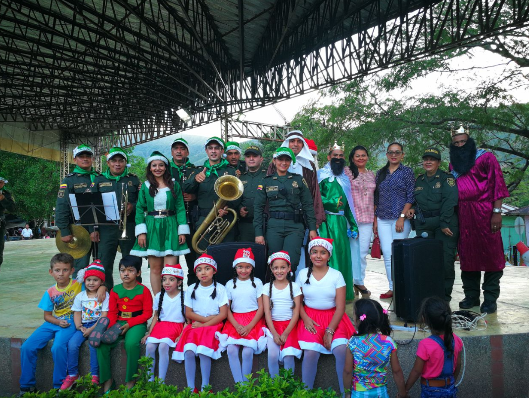 El pesebre móvil de la Policía se tomó los municipios del Huila