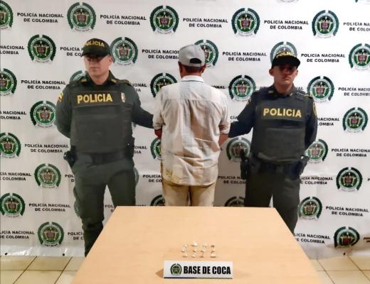 Capturado por porte de estupefacientes 