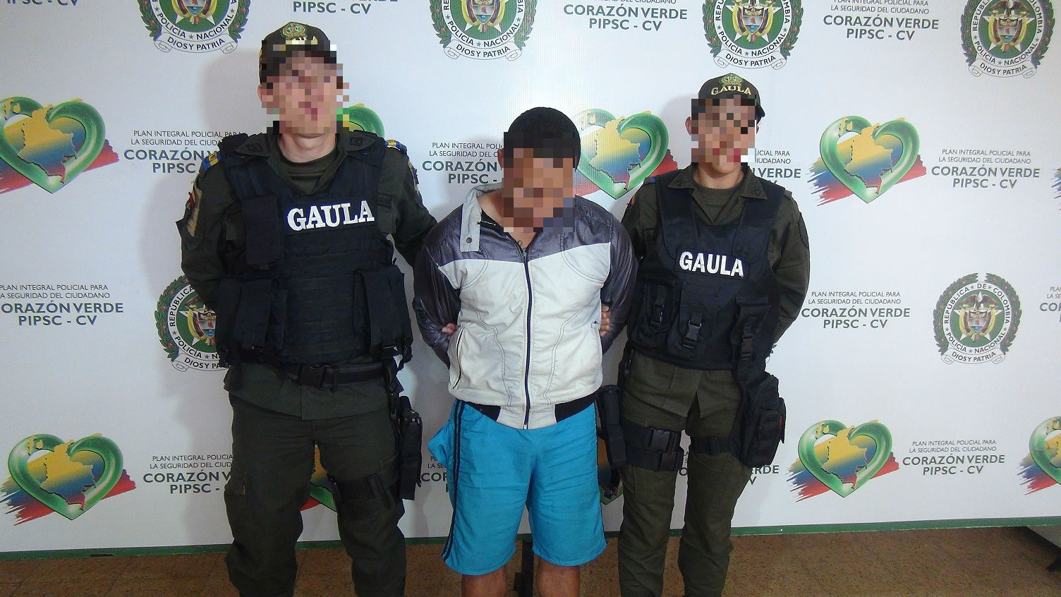 La captura fue materializada por unidades del Gaula de la Policía Metropolitana de Popayán.