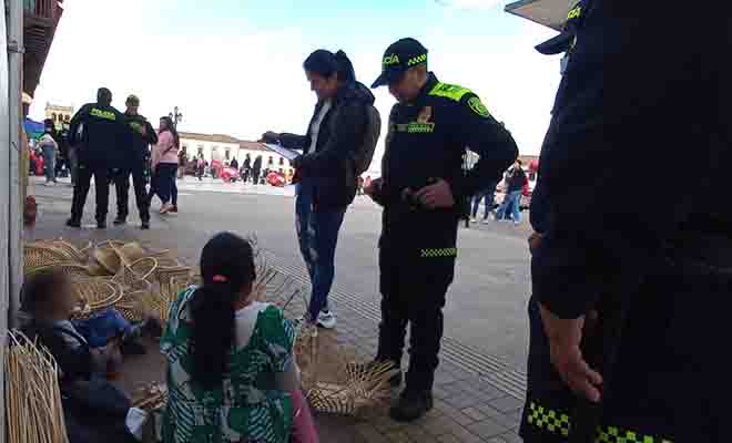 En desarrollo del plan en contra de la mendicidad infantil 