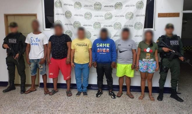 Capturados nueve presuntos extorsionistas e integrantes del frente ‘Javier Yepes