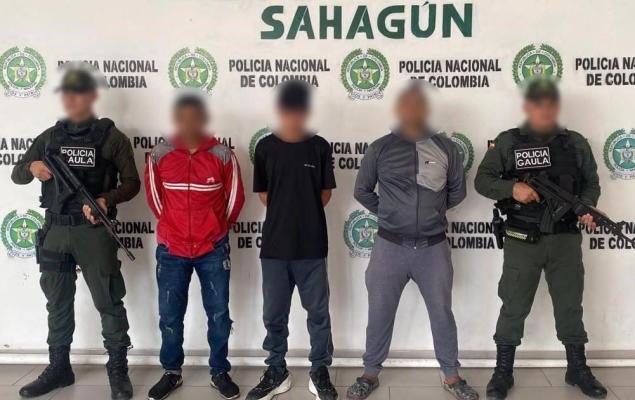 Plan Choque Seguridad 360, nueve capturados por extorsión