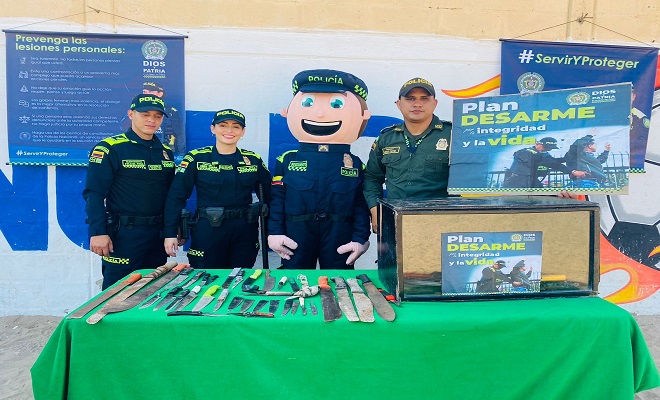 plan desarme policía atlántico 