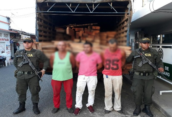 Capturamos a ocho personas por tráfico ilegal de madera en Córdoba