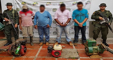 Los operativos se desarrollaron en las veredas Santa Clara y Can de esta localidad