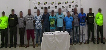 En la operación se capturó a ‘memín’, cabecilla de la estructura criminal en esta región de Córdoba