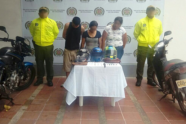 Entre ellas un cabecilla conocido como “johancito” responsables de múltiples hurtos en la ciudad