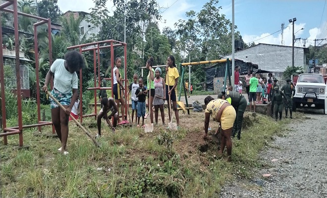 Recuperación de un parque en Chocó 