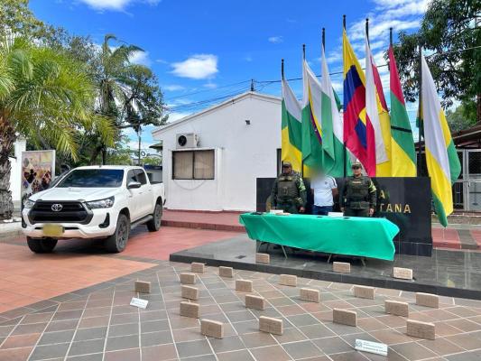 Capturados con más de 32.000 kilogramos de clorhidrato de cocaína