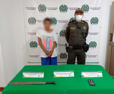 Policía del cuadrante frustra el hurto de un celular a un adulto mayor de 63 años en Supía 