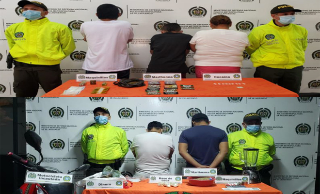 Policía desmanteló dos viviendas donde se comercializaban sustancias alucinógenas en Villavicencio