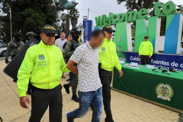 Policía en Caldas, capturó a “Adrián” importante miembro del Clan del Golfo en Antioquia