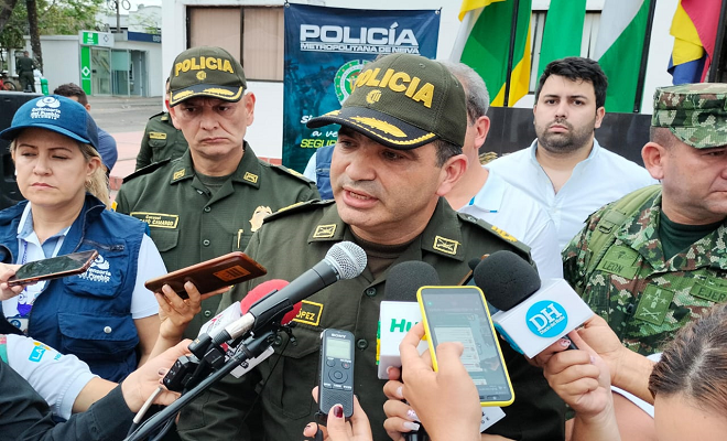 Policía en Neiva y el Huila, reporta total tranquilidad en elecciones regionales