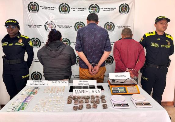 golpe al microtr&aacute;fico en Caldas