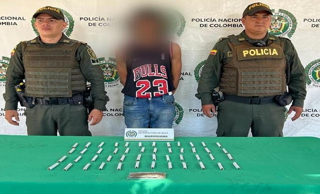 La Policía Nacional captura en flagrancia a un hombre por tráfico de estupefacientes