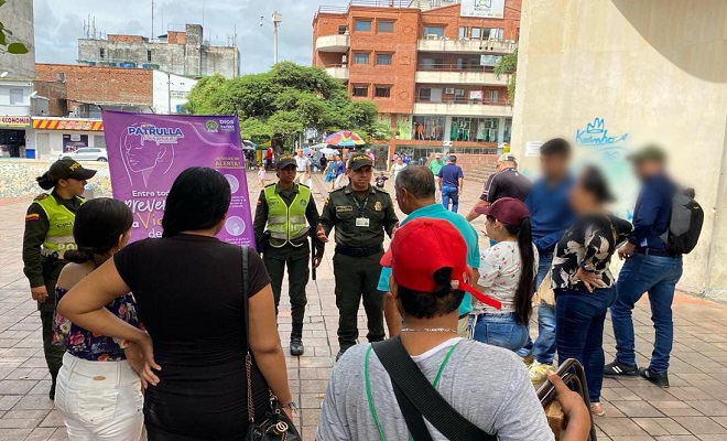 Policía Nacional, continúa campaña por la vida y protección de la mujer y la familia