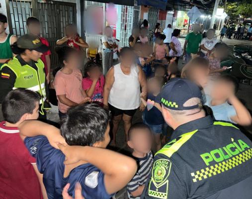 Policía Nacional continúa realizando actividades con niños, niñas y adolescentes en las diferentes comunas de la ciudad