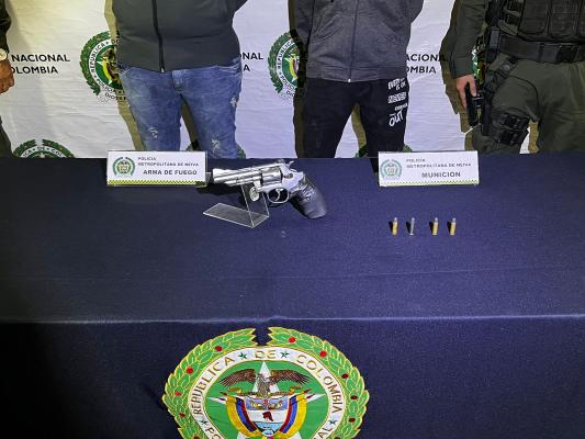 Policía Nacional, contundente contra el porte ilegal de armas.