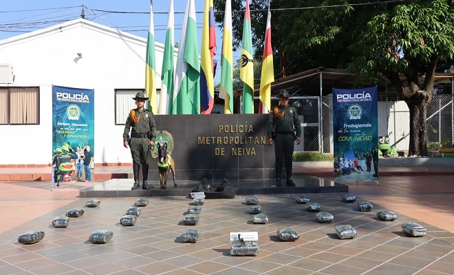 Policía Nacional, de frente contra el tráfico de estupefacientes 
