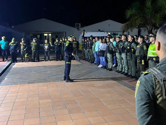 Policía Nacional de frente contra la delincuencia y mantener la seguridad y convivencia en la Capital Opita