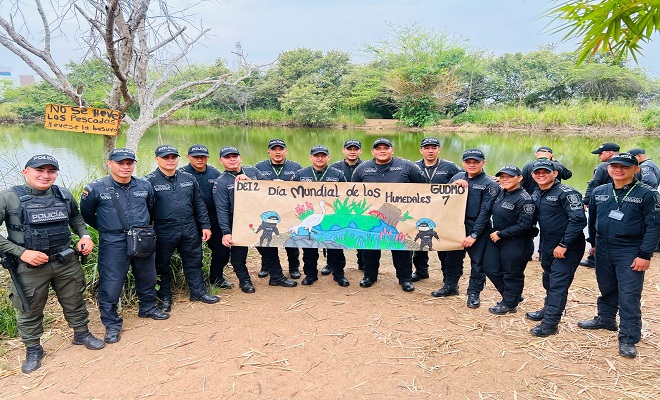 La Policía Nacional de la mano con los recursos naturales