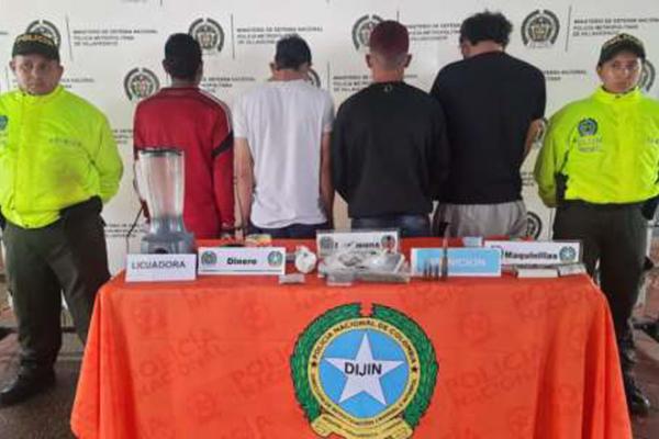 Capturados  'La banda del paisa' 