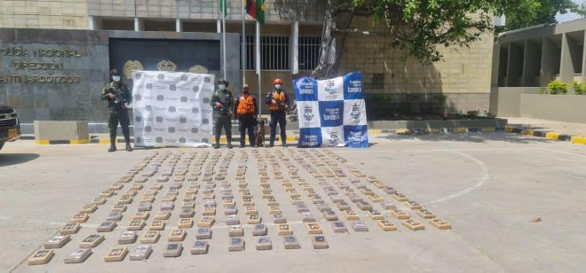 Frustramos el envío de 250 kilos de clorhidrato de cocaína a Honduras