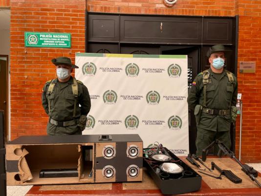 Incautamos un fusil Galil 5.56 mm en el Aeropuerto Internacional el Dorado 