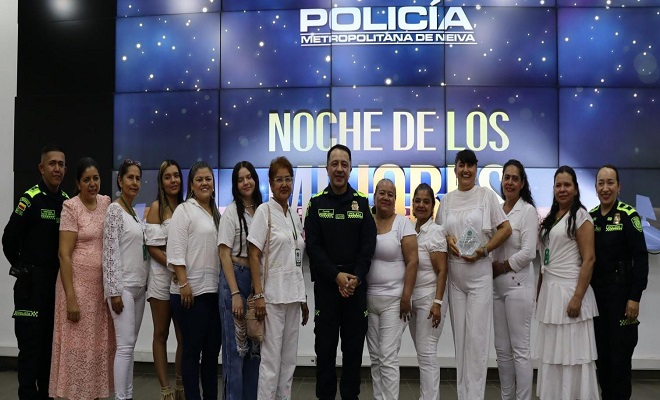 Policía Nacional llevó a cabo “La Noche de los mejores” con líderes y presidentes de Juntas de Acción Comunal de la Ciudad de Neiva 