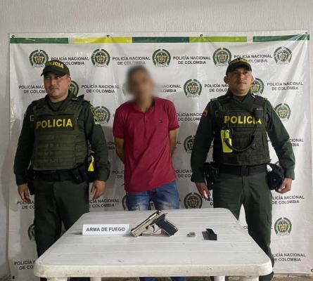 Policía Nacional logra la captura en flagrancia de una persona