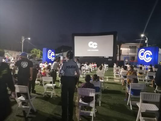 Fuerza Pública y Cine Colombia llevan las mejores películas al Departamento Archipiélago