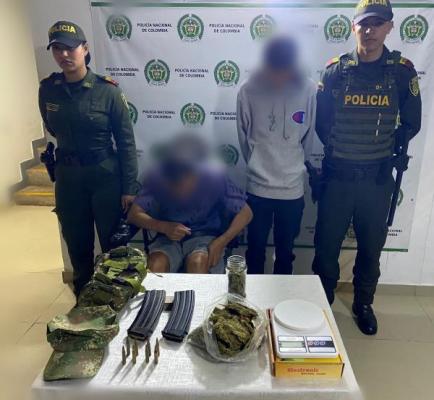 capturados por porte ilegal de armas