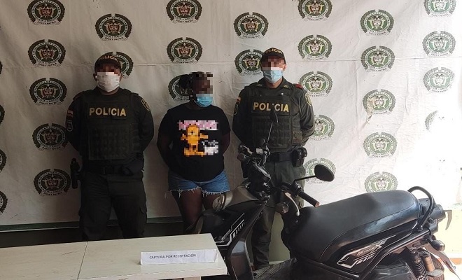 Por el delito de receptación fue capturada en Quibdó