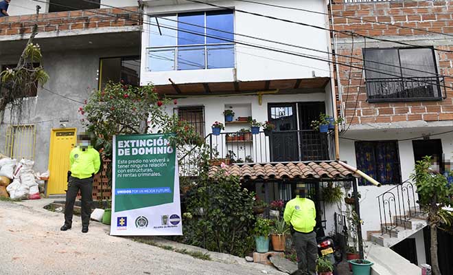 presentación de inmueble en extinsión de dominio