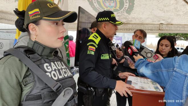 Rueda de prensa en Nariño