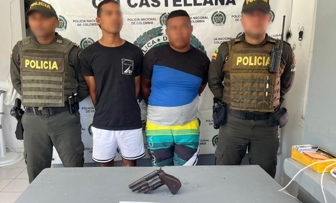 Capturados con arma de cuatro cañones