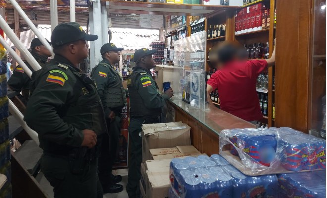 Actividades contra licor adulterado