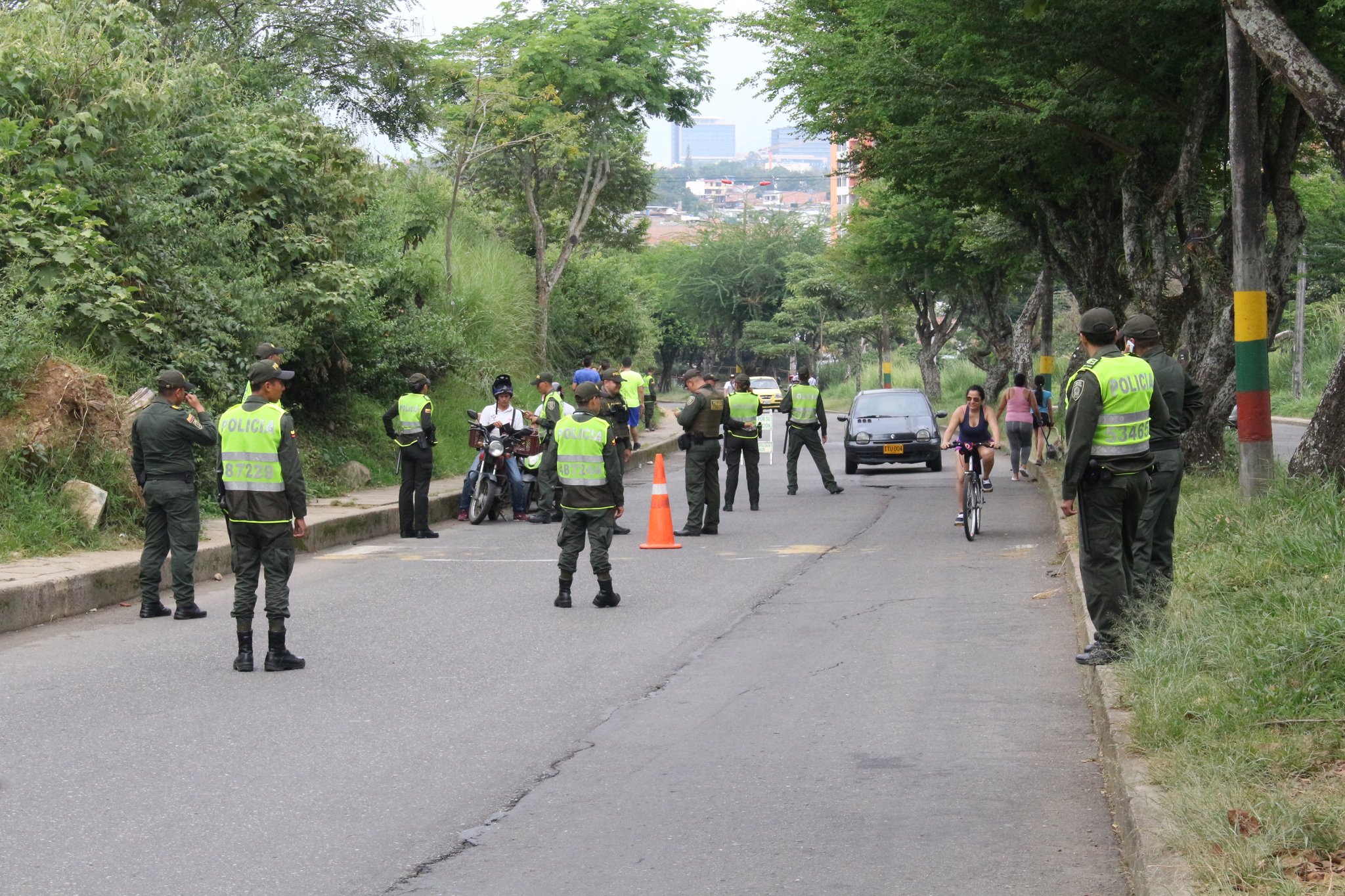 Puestos de verificación contra el delito