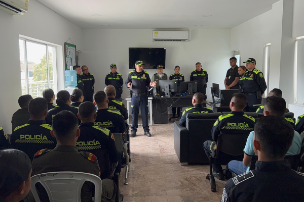 se reiteró el mensaje institucional del señor Director General de la Policía Nacional