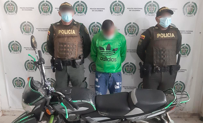 Una persona capturada en flagrancia por receptación