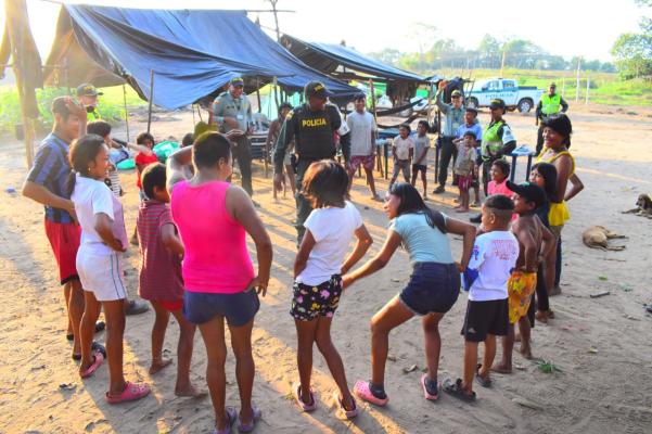 Actividades lúdicas con más de 20 niños