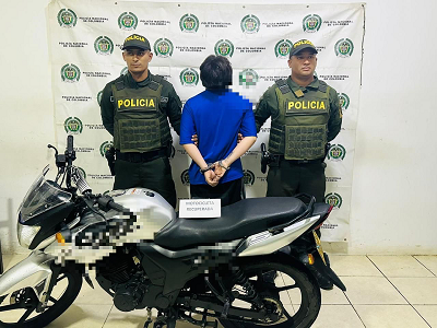 Golpe contra el hurto de motocicletas en Urabá
