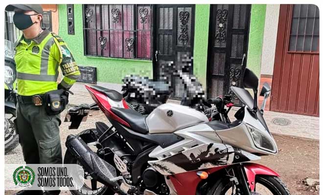 Mediante controles viales, en los municipios de Fresno y Melgar recuperamos dos motocicletas