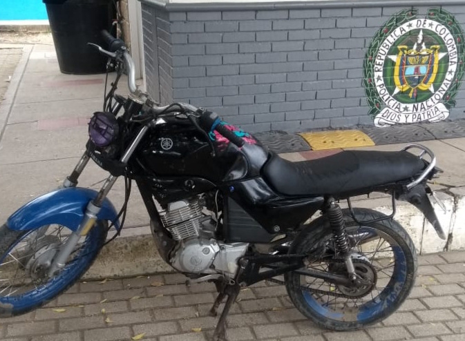Recuperamos una motocicleta en Sincelejo