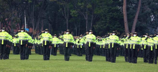 1.000 policías para la seguridad de Bogotá