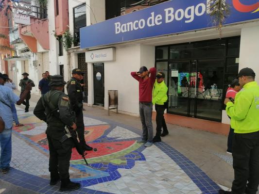 Registro y control en el banco de Bogota