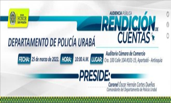 El Departamento De Policía Urabá, Busca Fortalecer Vínculo Entre Comunidad e Institución 