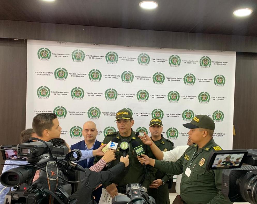 Incautación explosivos Medellín POLFA