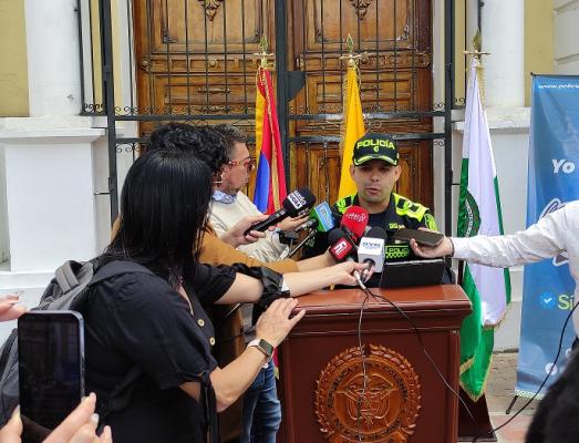 Rueda de prensa Departamento de Policía Nariño