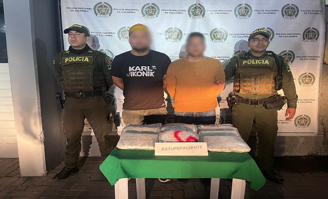 San Javier se capturó a 2 hombres y se aprehendió a un menor.